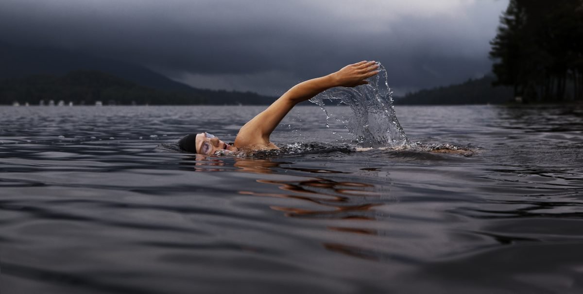 person swimming recovery doesn't have to be complete rest