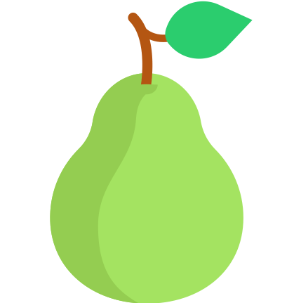 Pears provide 5.5g fibre per cup