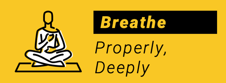 Instant energy - practise deep belly breathing