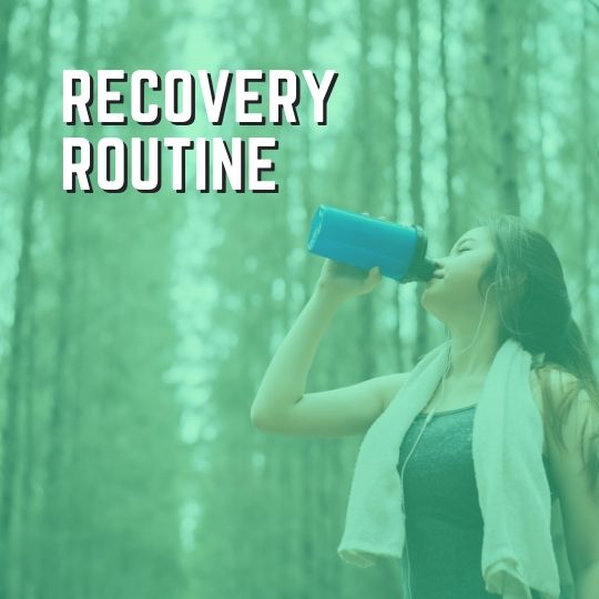 As well as exercise, look to liven up your recovery routine for maximum results