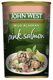 John West Wild Alaskan Pink Salmon 415g can