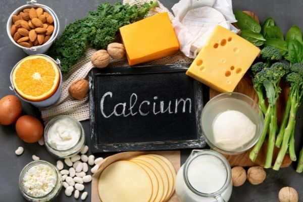 Calcium in yoghurt