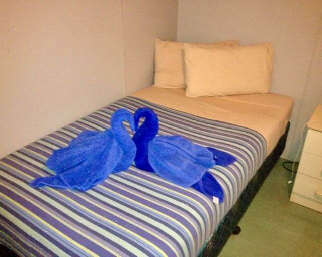 Single Bed at a FIFO remote mine site in the Pilbara