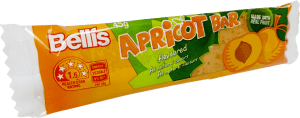 Bellis Apricot Bar contains 37.6g carbohydrate